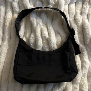 Black Nylon Shoulder Bag